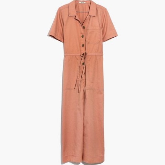 Size 2 Madewell Wide-Leg Utility Jumpsuit - Picture 4 of 4